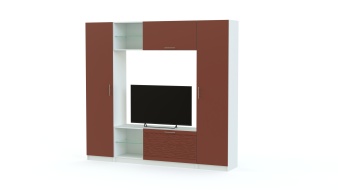 Стенка-горка Вельвет 2 Глянец BMS