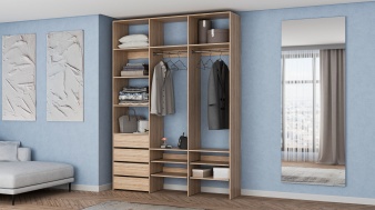 Стеллаж для одежды Мирта 99 BMS