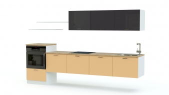 Кухня подвесная М-90 BMS готовый комплект