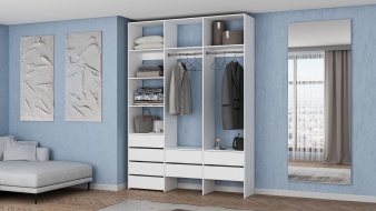 Встраиваемый Стеллаж для одежды Мирта 54 BMS