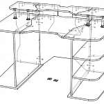 Схема сборки Геймерский стол Камелот-3 BMS