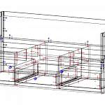 Схема сборки Кровать с выдвижными ящиками Ольви BMS