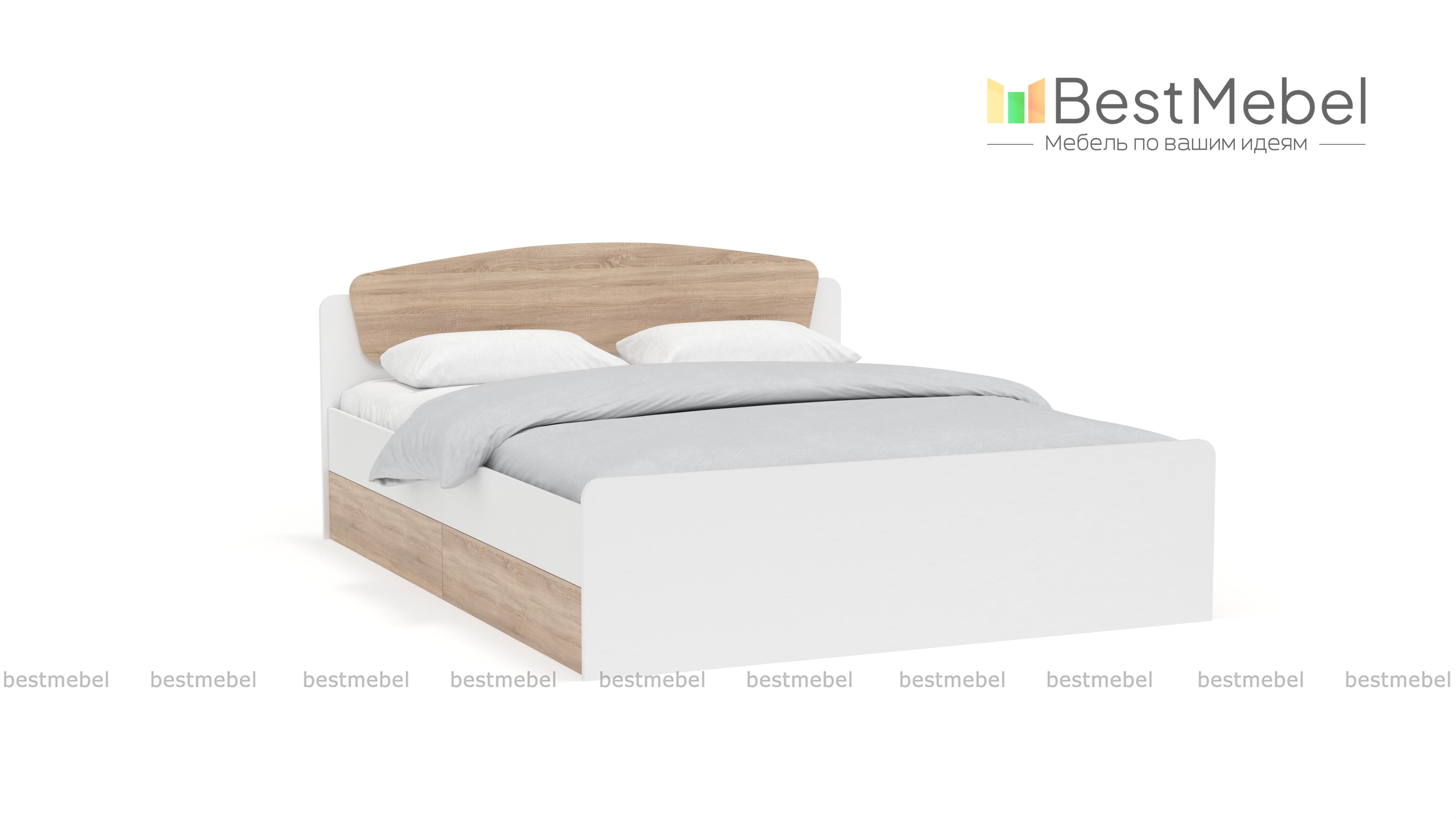 Кровать Астория 2-10 BMS - Фото