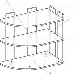 Схема сборки Стеллаж угловой Роми 7 BMS
