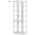 Шкаф книжный 2 №3