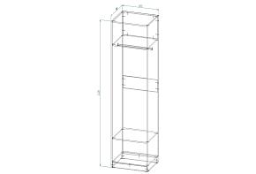 Гардеробная Заря 2  (600х2400х500)