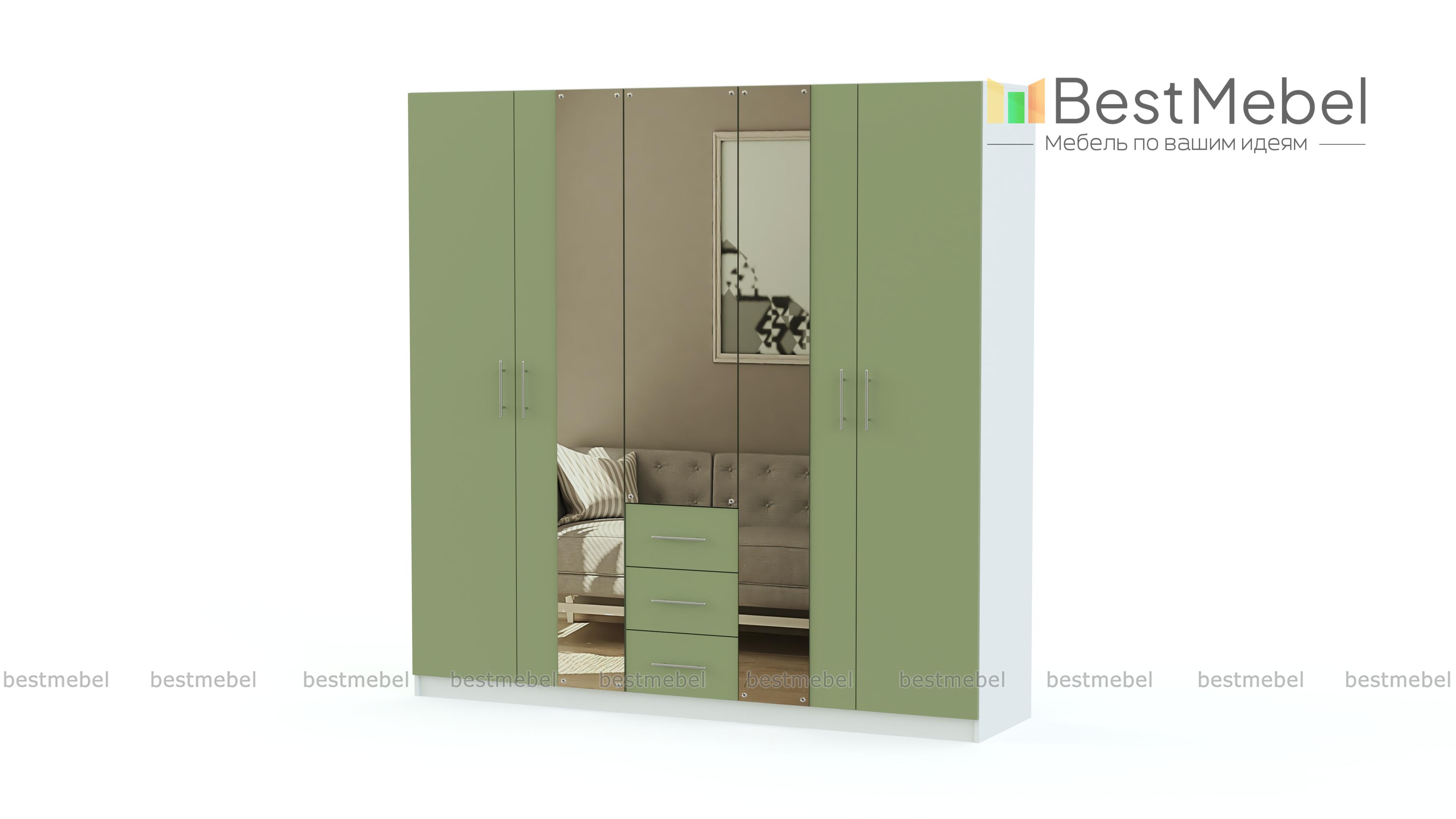 Шкаф распашной Дебора 4 BMS - Фото