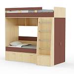 Двухъярусная кровать Белла 6 со шкафом BMS - Фото 7