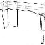 Схема сборки Стол компьютерный Шайн КСТ-116 BMS