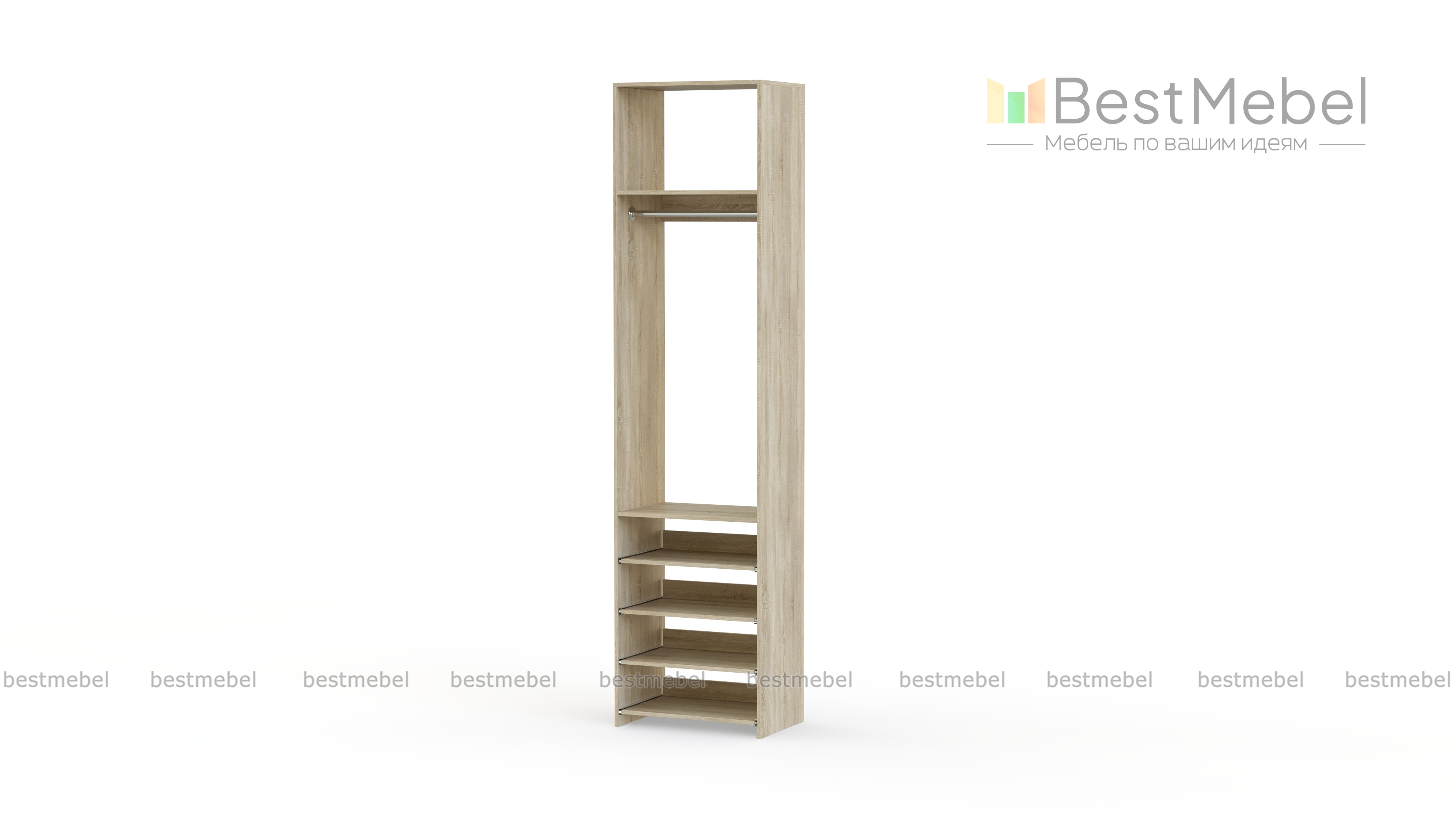 Стеллаж для одежды Мирта 75 BMS