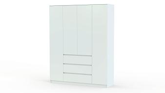 Шкаф распашной Мальм Malm 4(Белье - Платье - Белье (4)) (1600х2200х500)