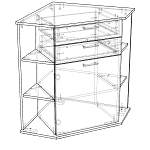 Схема сборки Тумба угловая Лестер 1 BMS