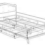 Чертеж Кровать Полина 29 BMS