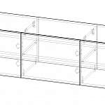 Схема сборки Тумба ТВ Горизонт 18 BMS
