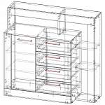Схема сборки Комод Милана BMS
