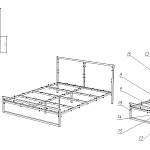 Схема сборки Кровать Флоренс BMS
