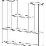 Схема сборки Полка настенная Жаклин 1 BMS