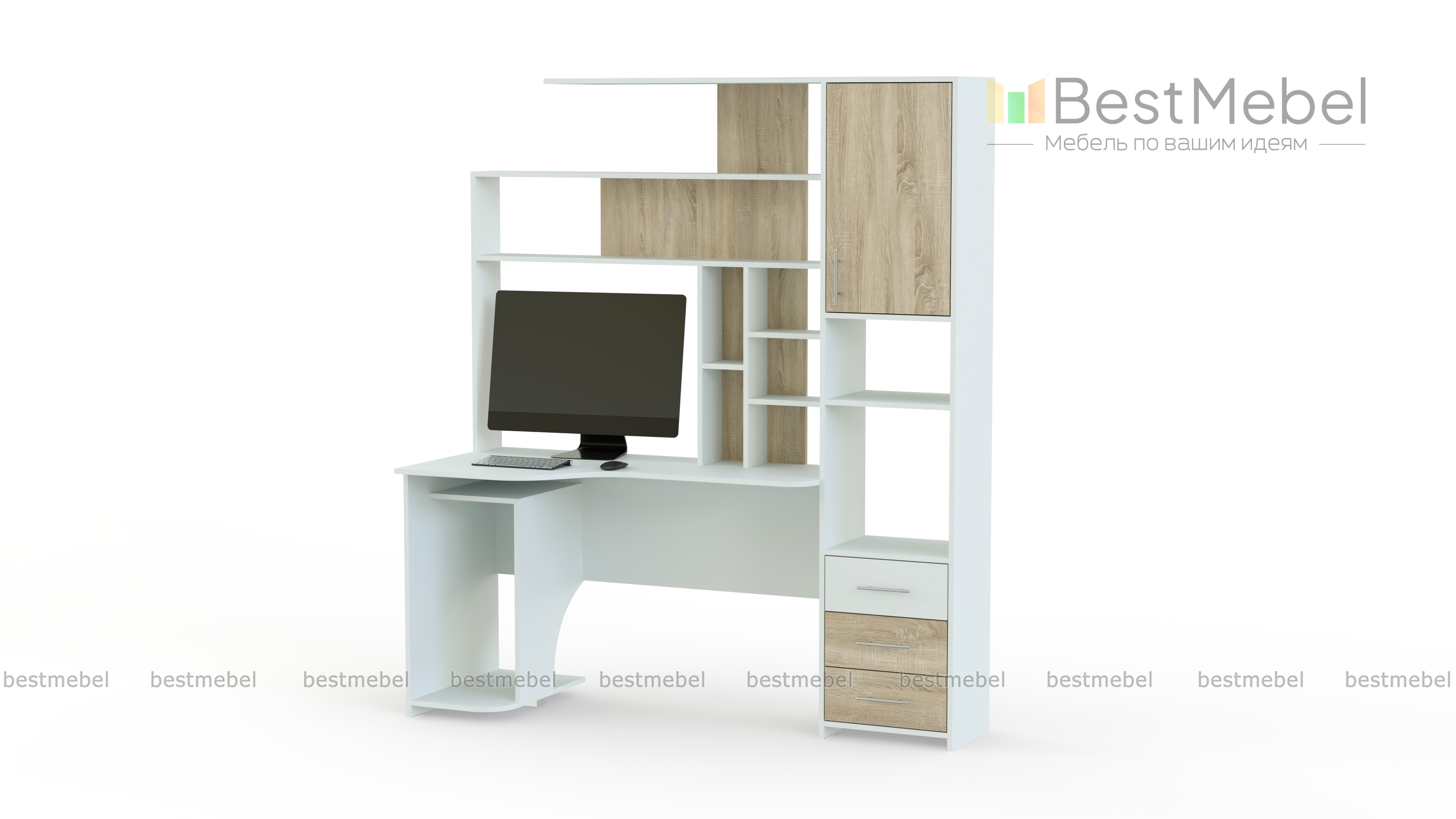 Стол компьютерный Тип 6 BMS