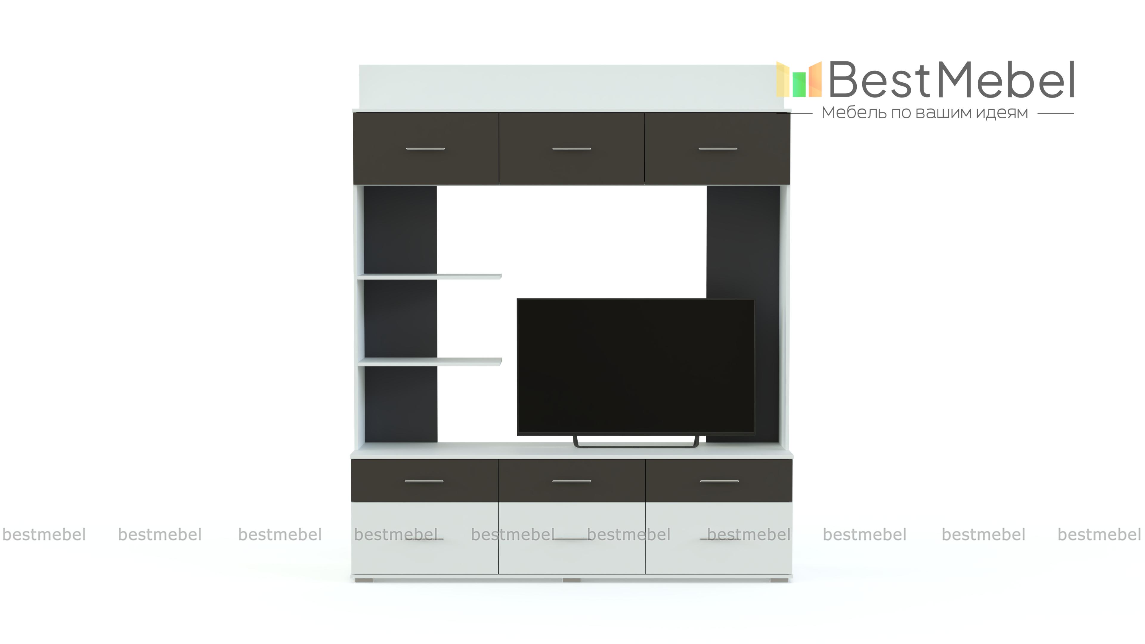 Гостиная - шкаф для ТВ Сити BMS - Фото