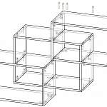 Схема сборки Полка настенная Лост 2 BMS